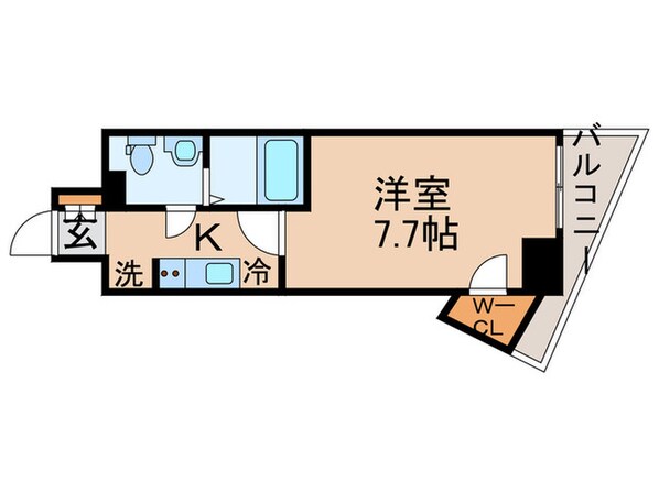 T-CASTLE NISHIARAI-EKIMAEの物件間取画像